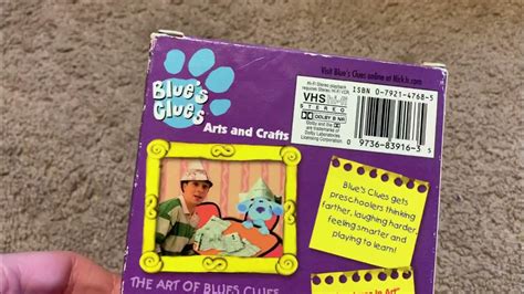 Release Date June 9, 1998I consider this as the second Blue&39;s Clues video. . Blues clues arts and crafts vhs archive